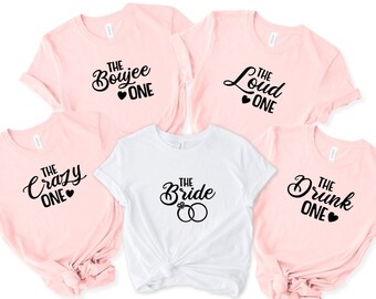 Bachelorette Party Girl's Night Out Girl's Trip Girl's Weekend Party Shirts I'm The Loud One Bella Canvas Multi Colors