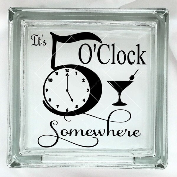 Clock Glass Decals Etsy