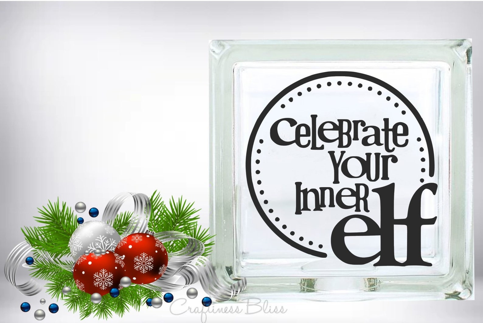 DIY Celebrate Your Inner Elf Christmas Holiday DIY Vinyl Decal | Etsy
