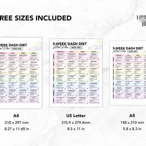 DASH Diet Food Chart, DASH Diet Meal Plan, Printable DASH Diet, DASH Food List,  Blood Pressure Track, High Blood Pressure, Hypertension Planner, High BP Meal Plan, Low Sodium Grocery, Low Sodium Diet, Low Sodium Food, Healthy Heart Food, Heart Health Chart
