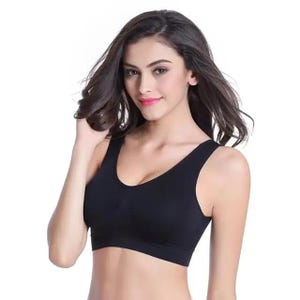 Plus Size Seamless Wireless Bra: Adjustable Comfort Sports Bra (S-7XL)