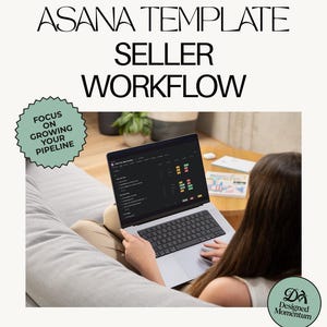 Modello di flusso di lavoro del venditore Asana per il settore immobiliare