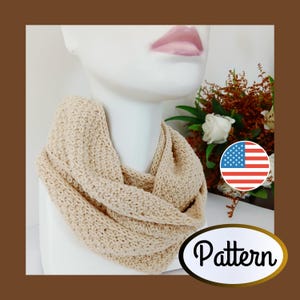 Strickanleitung Schal, Loop, Tuch, Perlen Muster, dünner Schal