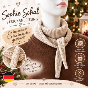 Sophie halsduk, steg-för-steg-instruktioner på TYSKA