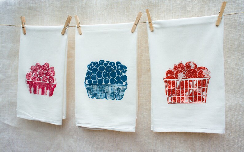 U Pick Two Flour Sack Kitchen Towels image 2