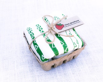 Asparagus Flour Sack Kitchen Towel