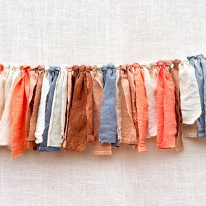 Hand Dyed Fabric Garland - Autumnal - Thanksgiving Theme