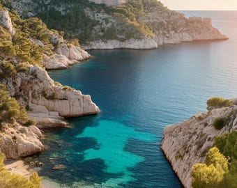 Les Calanques Print Set | French Coastal Wall Art (Digital Download)