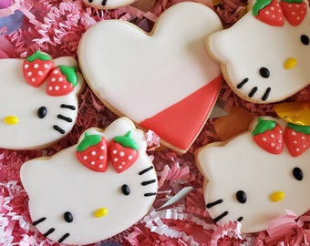 1 dozen Hello Kitty Cookies