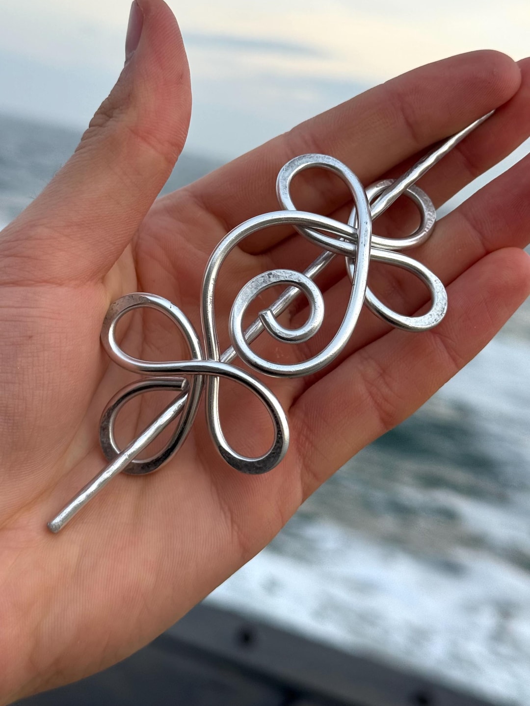 Gi-Style 5 fermagli per capelli in metallo neri, cm 4,5 per 1,3 | Olga Bijoux