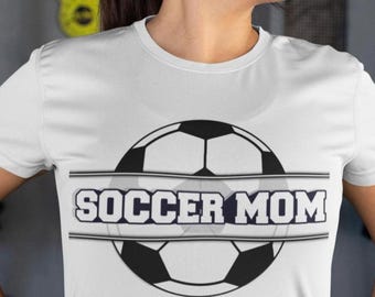 Soccer Mom Shirt | Retro Soccer Ball Graphic Tee