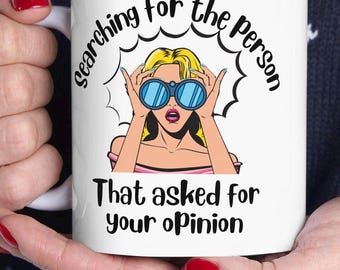 Searching for the person | Ceramic Coffee Cup, 11oz or 15oz