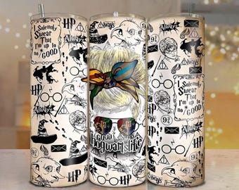 Harry Potter 20oz skinny tumbler wrap PNG Download
