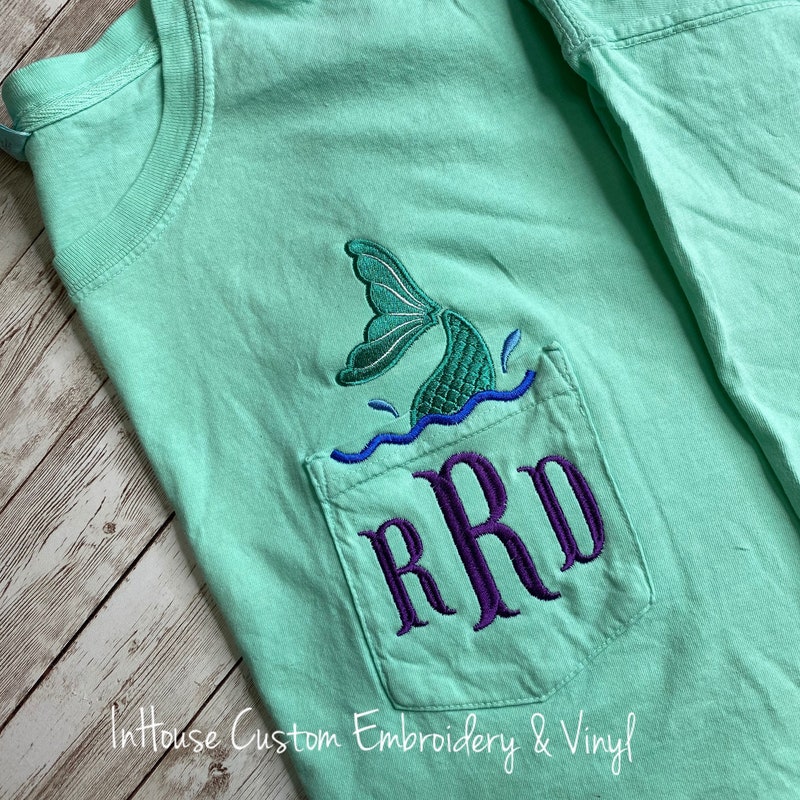 Mermaid Monogram - Etsy