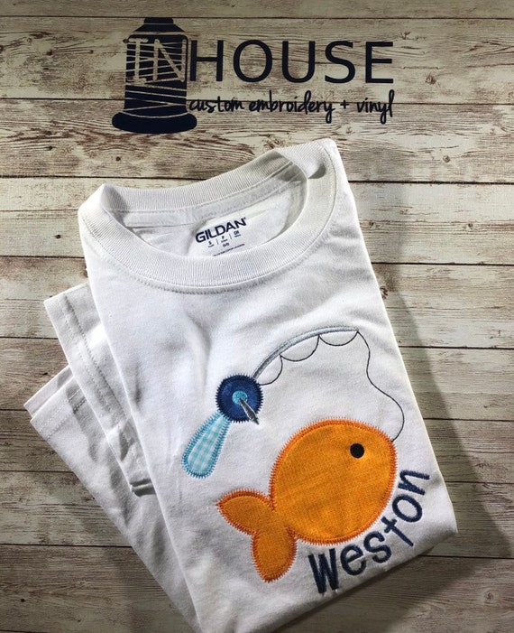 Personalized Fun Fishing Shirt Fishing Embroidered Shirt FREE