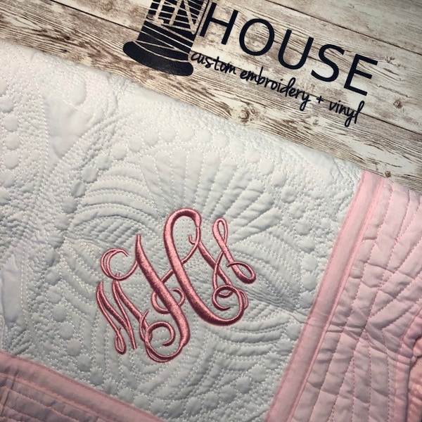 Quilted Baby Blanket Etsy