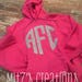 Glitter Monogram Hoodie | Pick your colors | Hoodie Monogram | Monogram Hoodie | Sweater Weather | FREE SHIPPING | Hoodie | Glitter Hoodie 