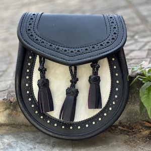 Handgemachter schottischer Vintage Kilt Sporran Highland Accessoire