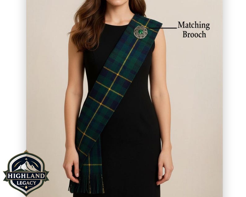 highland-tartan-sash-for-women-50-scottish-clan-tartans
