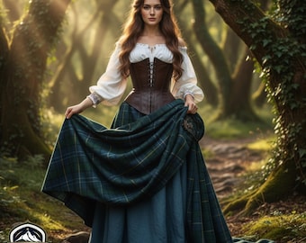 Handmade Scottish Great Kilt | Acrylic Wool Tartan Highland Wear