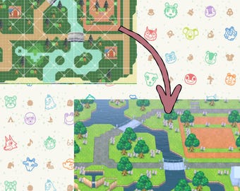 ACNH Custom Island Map Designer (2D+3D) (Fast & Easy)