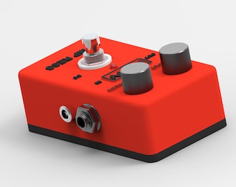 3D Printable Guitar Pedal Enclosure | Stompbox Effect Pedal Case | Digital STL File