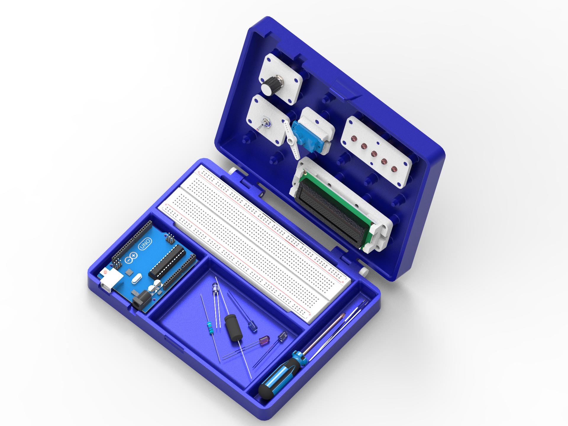 Waterproof Arduino Project Box Arduino Project Box STL Files – 3D Printable Electronics Case ...