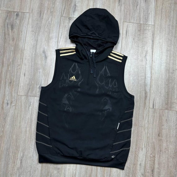 Adidas Predator Y2K Vintage Training Soccer Sleeveless Vest Hood
