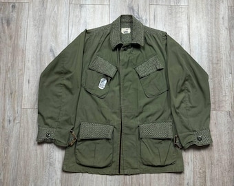 Vintage 1960s Vietnam War US Army Jungle Fatigue Jacket ~ Small
