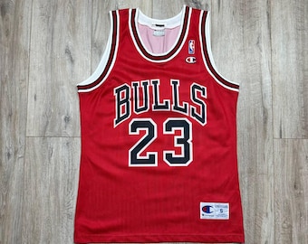 Vintage 90s Champion Chicago Bulls Michael Jordan #23 Jersey Mens Size S