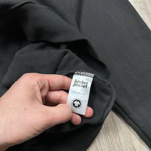 Broken Planet „Trapped In Time” – ciężki dres z kapturem i spodniami, brązowy, męski, rozmiar S zdjęcie 6