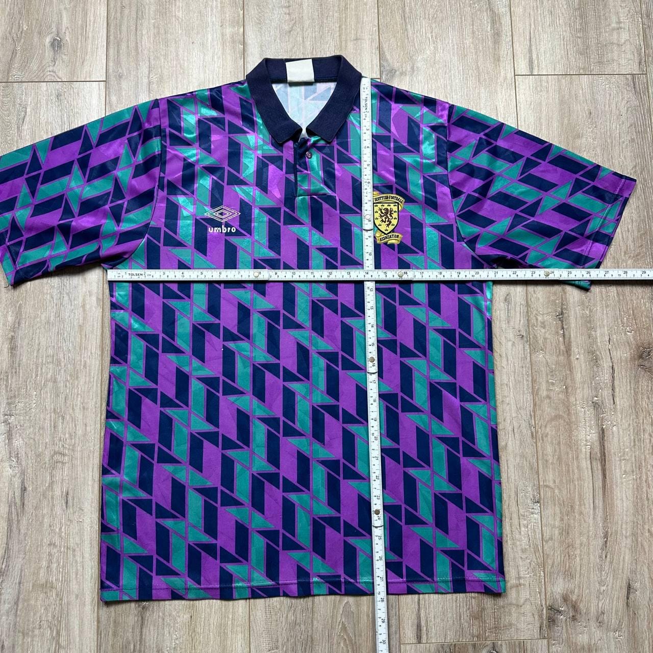 Vintage Umbro Scotland 1988-1989 Away Football Soccer Jersey T