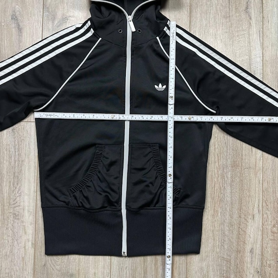 Adidas Originals Vintage Y2K Full Zip Hoodie Track Jacket Black