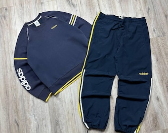 Dres Adidas Vintage Y2K Track w kolorze granatowym, męski, rozmiar M