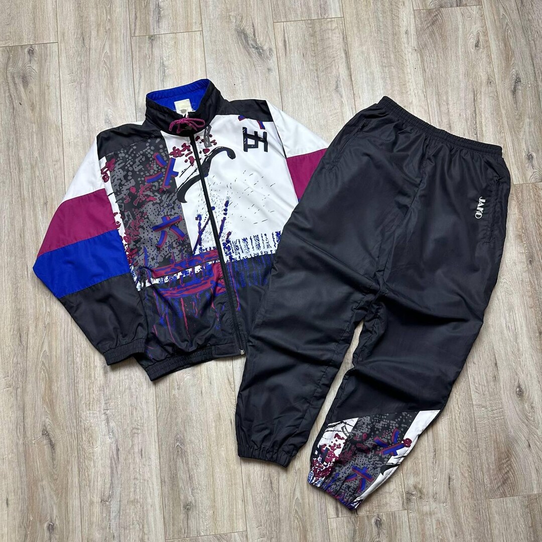 ジャケット・アウター 90s JAKO track jacket L 3632 Vintage 90s JAKO Sport Japanese Style Track Suit Jacket + Pants
