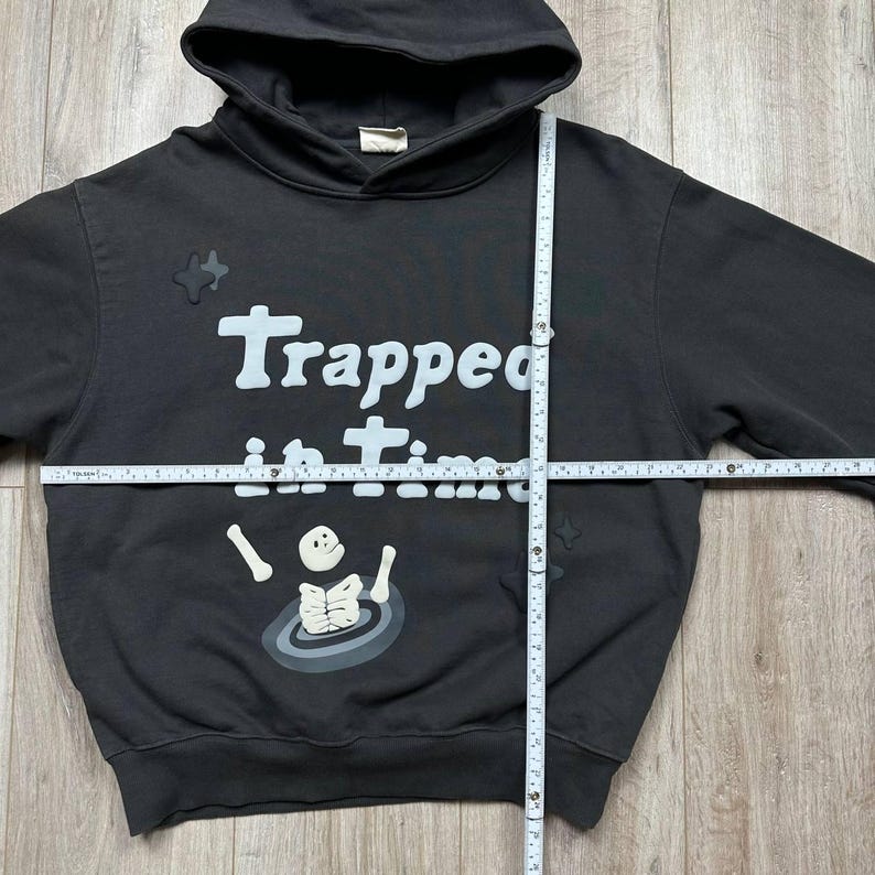 Broken Planet „Trapped In Time” – ciężki dres z kapturem i spodniami, brązowy, męski, rozmiar S zdjęcie 18