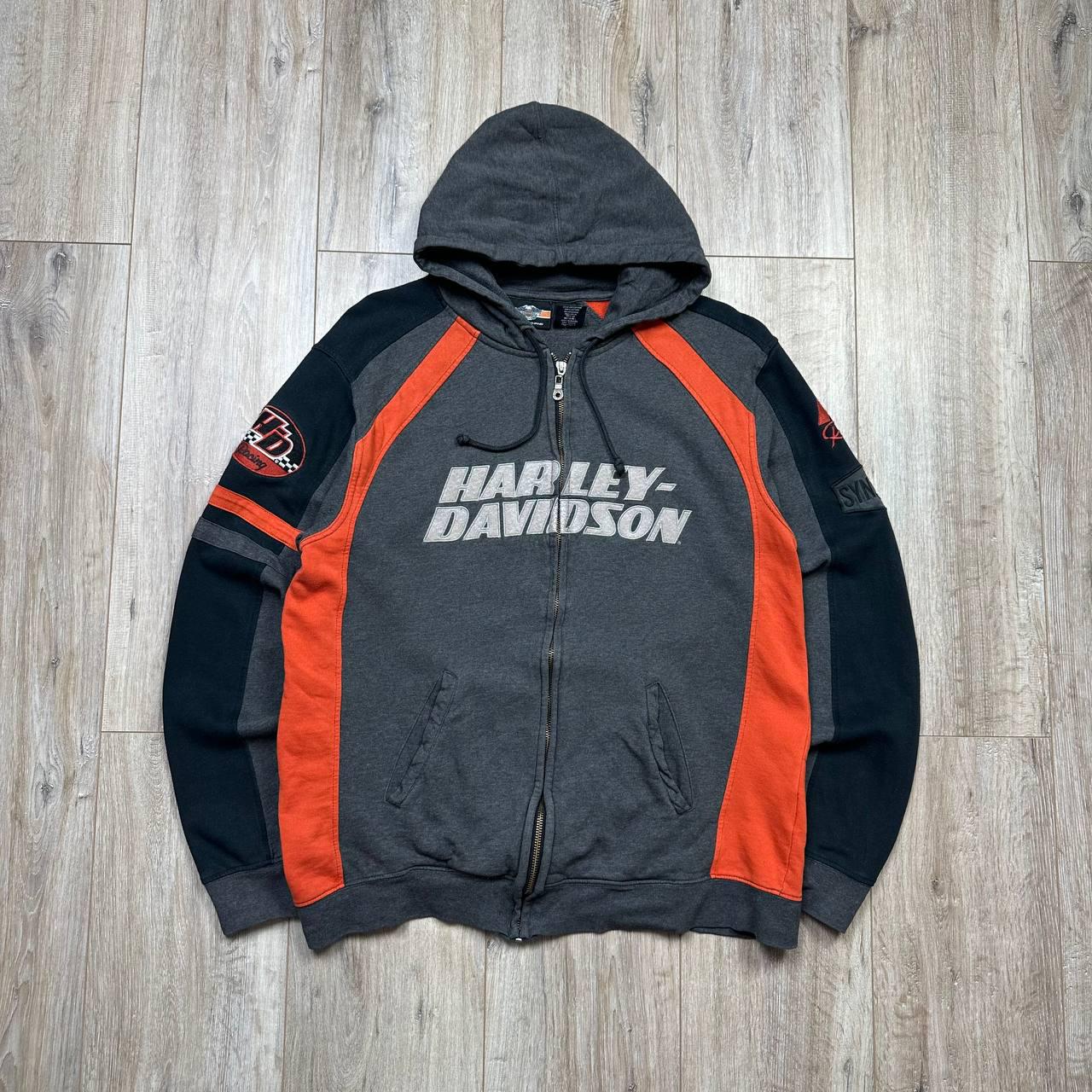 Vintage Harley Davidson Zip up Hoodie - Etsy