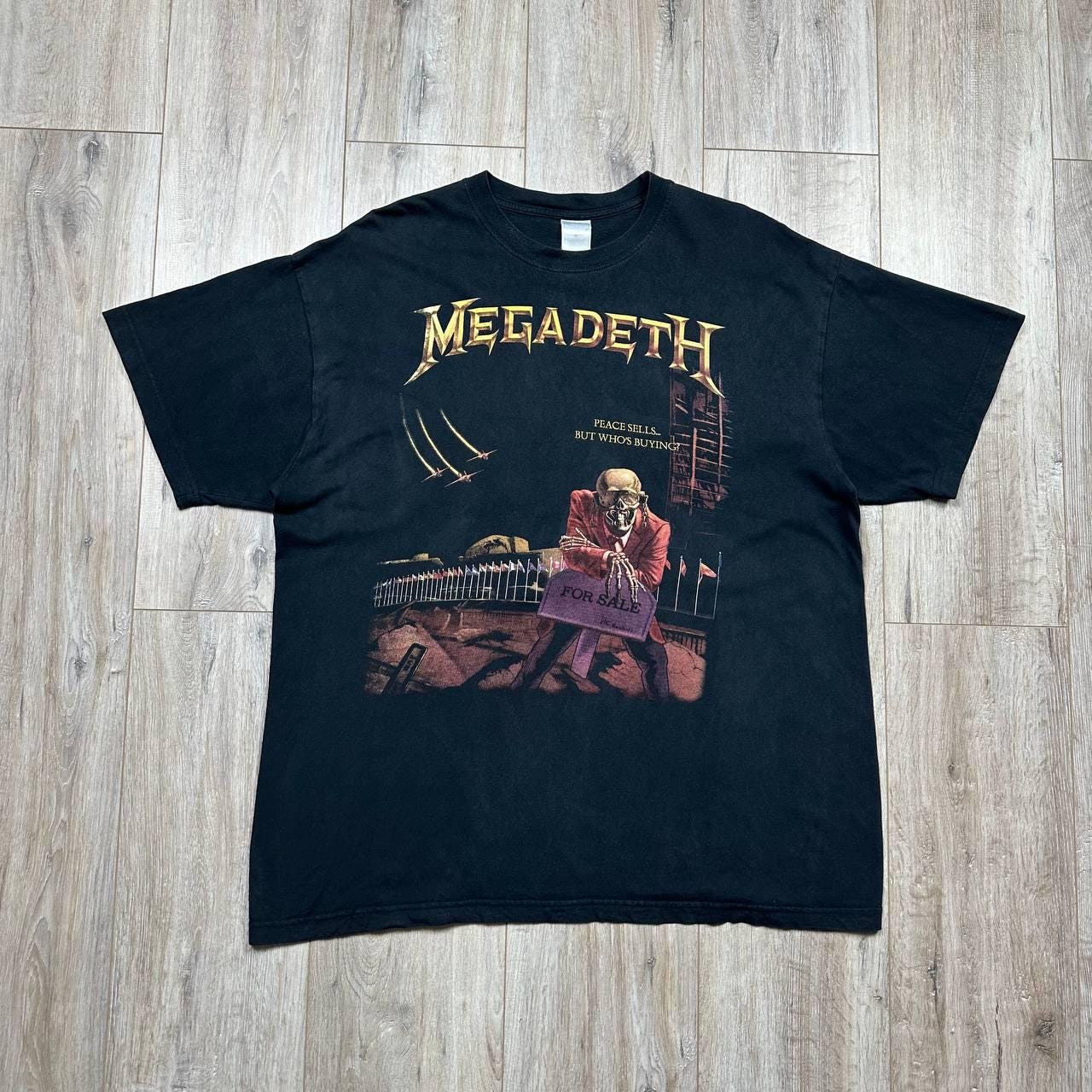 Vintage Megadeth Peace Sells but Who's Buying T-shirt Mens Size