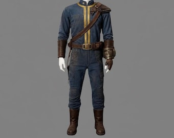 Fallout 101 Vault Suit Apocalyptic Star War Inspired Custom Cosplay Jumpsuit