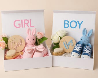 Set Regalo Neonata Principessa 4 Pezzi Rosa | Body, Bavaglino, Calzini E Peluche Orsetto | Confezione Regalo Per Baby Shower, Battesimo O Nascita | Per Bambine 0-6 Mesi