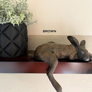 Harlan the Hare LIGHTWEIGHT shelf sleeper ornament
