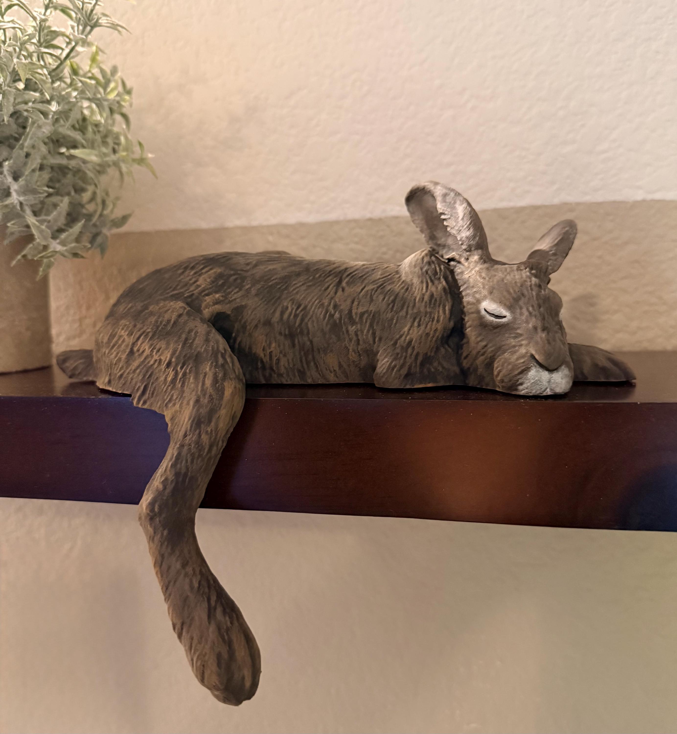 Brass Sleeping Bunny - Etsy