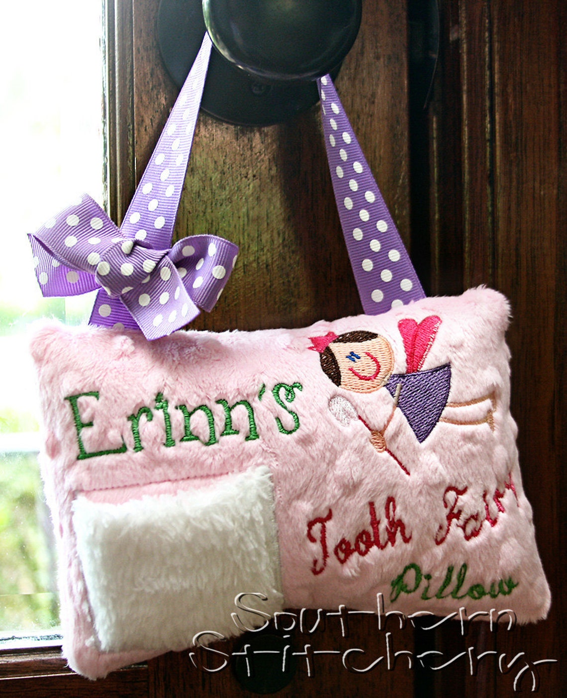 Tooth fairy pillow for girls personalized great gift birthday etsy