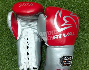 RIVAL Boxing RS100 Pro Lace-Up Sparring Gloves, Ergonomic True Fist Construction