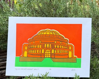 Limited Edition 1/6 - Hand Printed - “Keith Haring’s  Albert Hall”