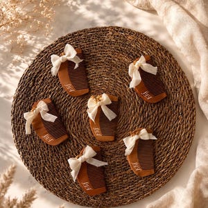 Wooden comb party favor for Mevlid, baby, small celebrations