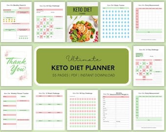 Keto Meal Planner | Weekly Low Carb Menu PDF