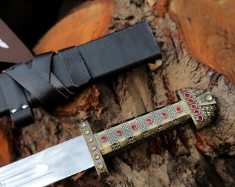 Handmade Ragnar Viking Sword, 40 inch Norse Replica, Cosplay Ready