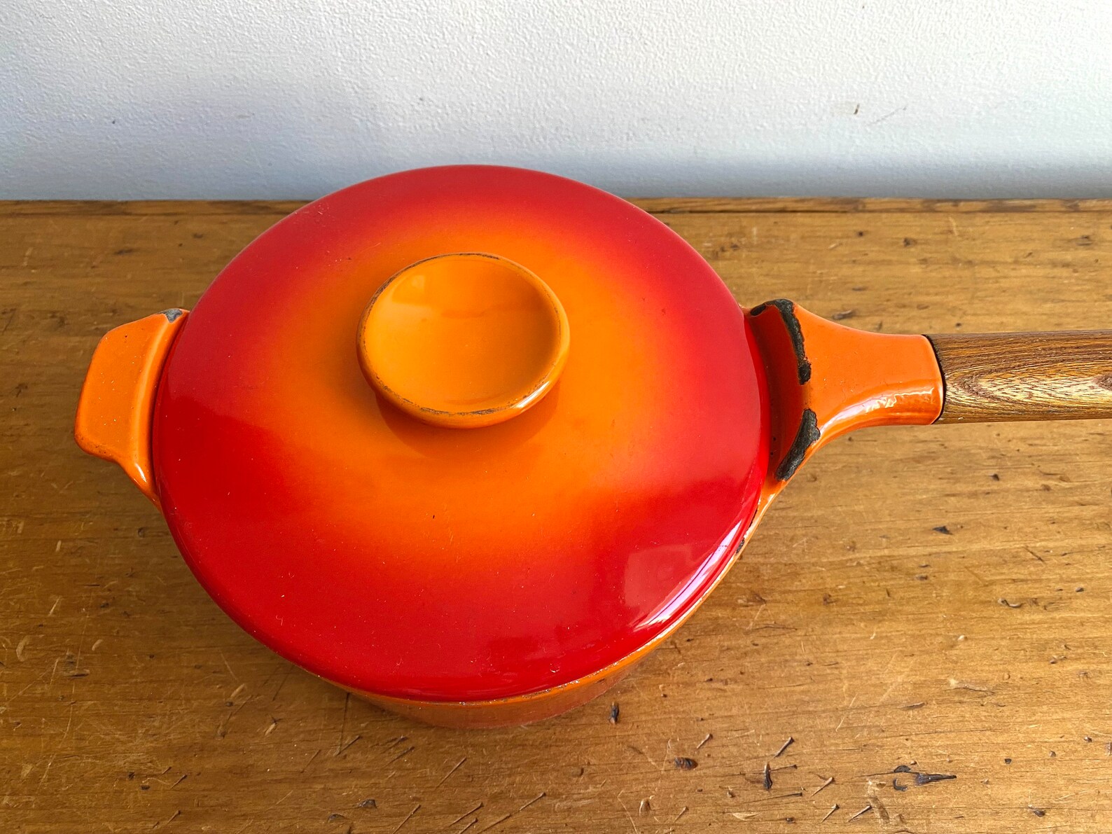 Vintage Japan Royal Sealy Porcelain Cast Iron Pot With Lid Etsy