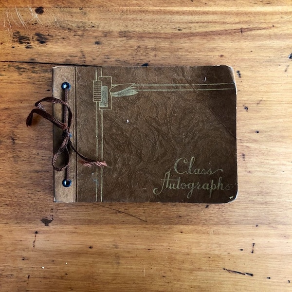 1930s Class Autograph Book